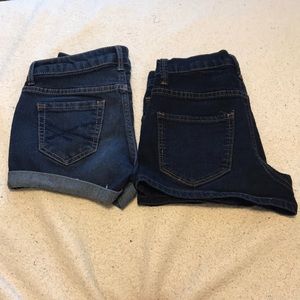Bundle (2) jean shorts